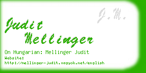 judit mellinger business card